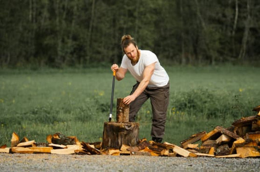 How to Split Firewood the Safe Way
