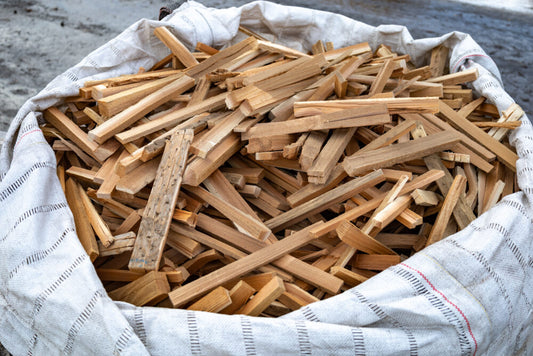 1/3 Cord Cedar Kindling Tote Bag