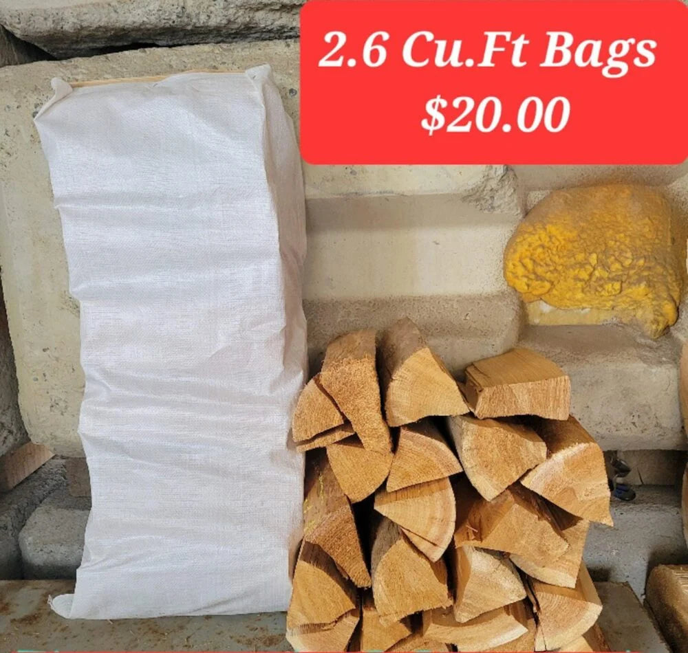 Extra Large TADA Cedar 2.6 Cu.ft Firewood Bags