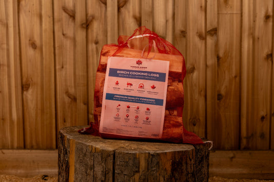 Birch Cooking Logs Firewood Bag