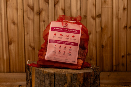Cherry Cooking Logs Firewood Bag
