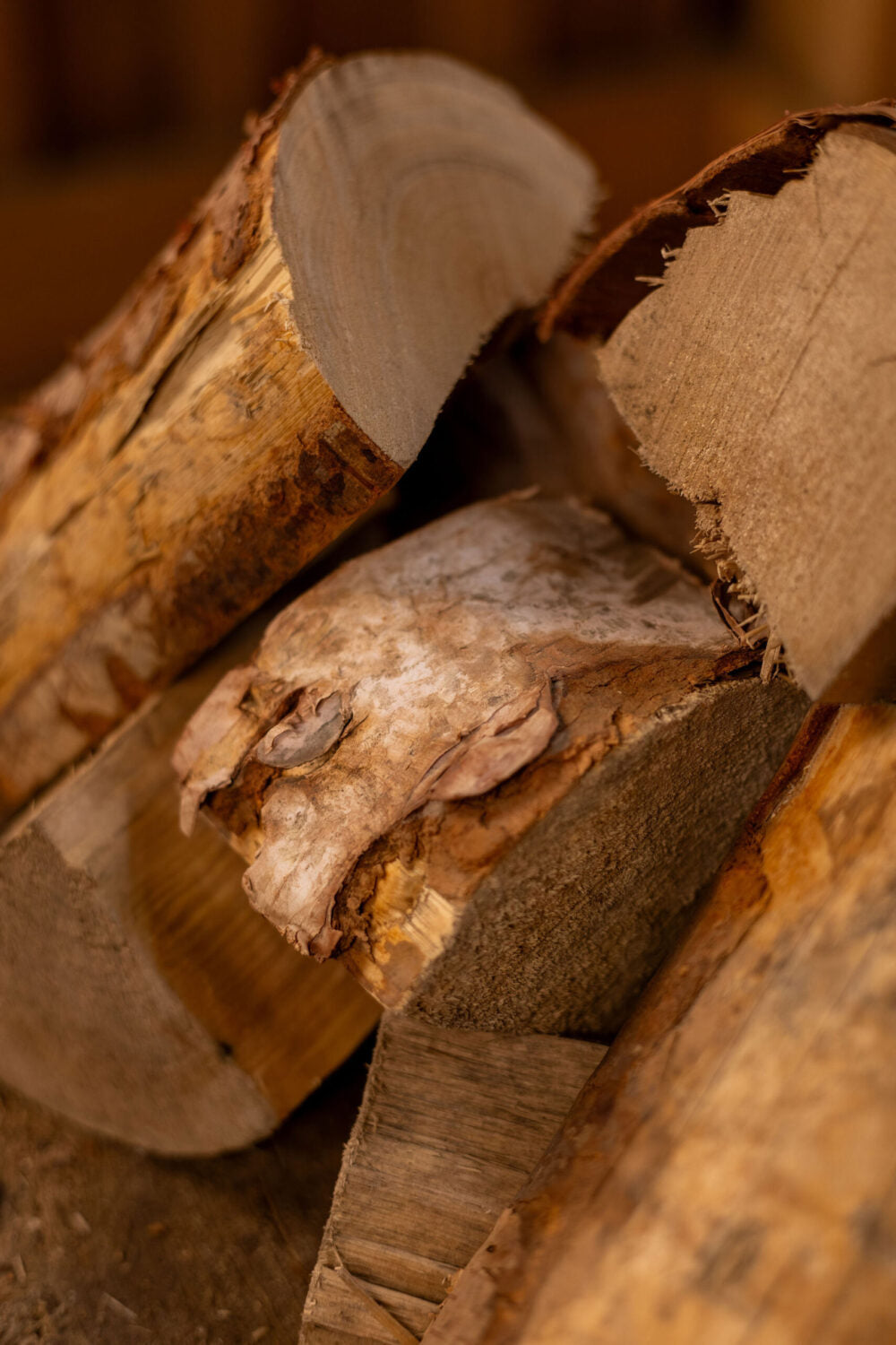 Birch Pizza Wood Firewood Bag