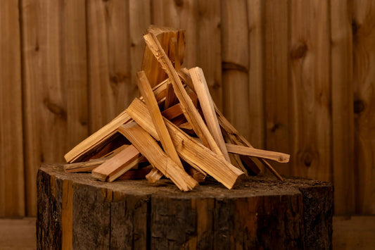 1/3 Cord Cedar Kindling Tote Bag